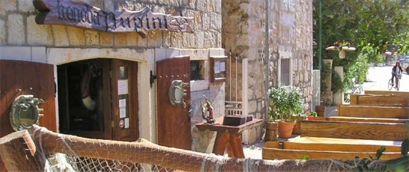 Interior of Konoba Dupini restaurant, Milna, Brač