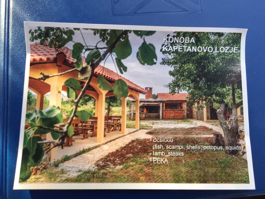 Konoba Kapetanovo Lozje, traditional restaurant in Milna, Brač, Croatia
