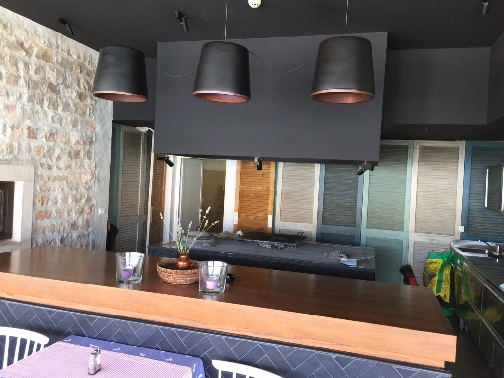 Show kitchen at Navigare Restaurant, Milna, Brac