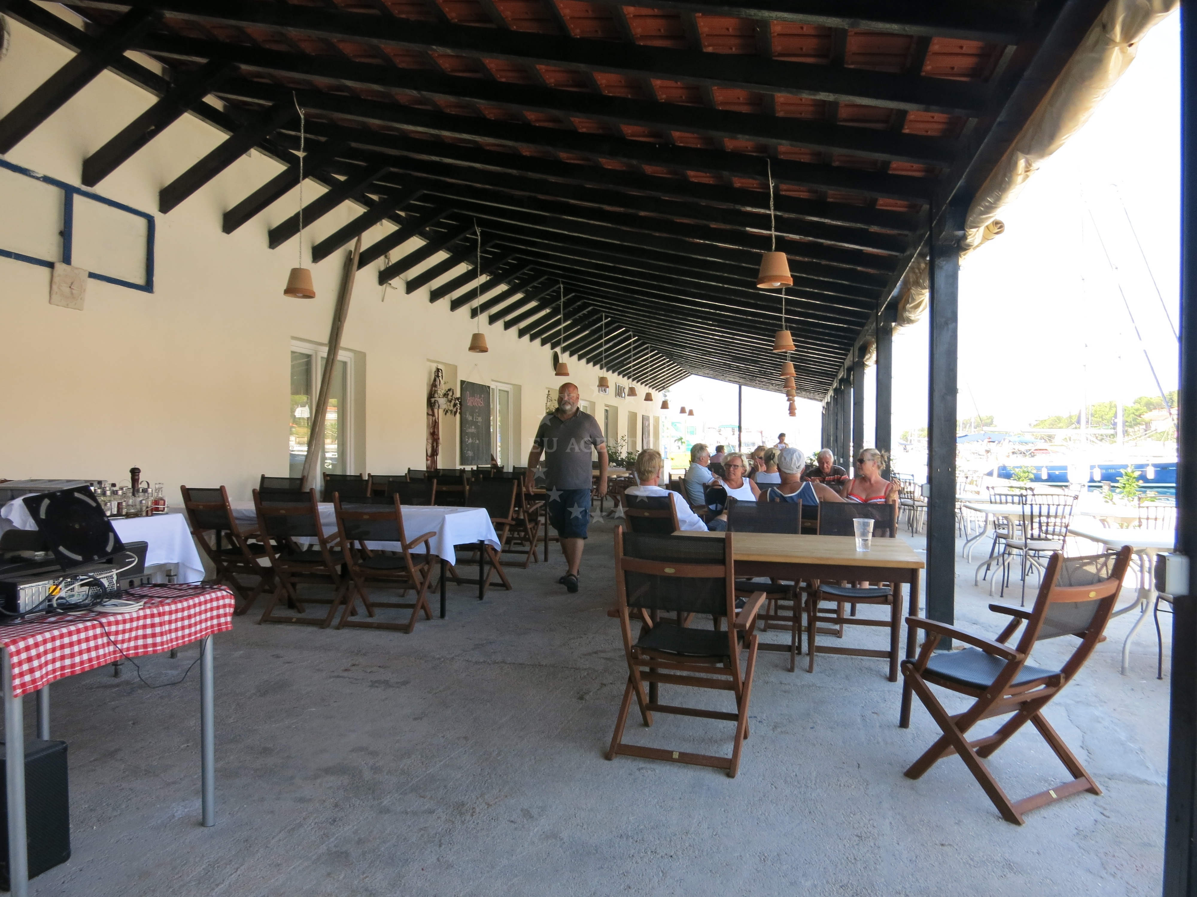 Grilled seafood and local wine at Osteria Bretia, Milna, Brac