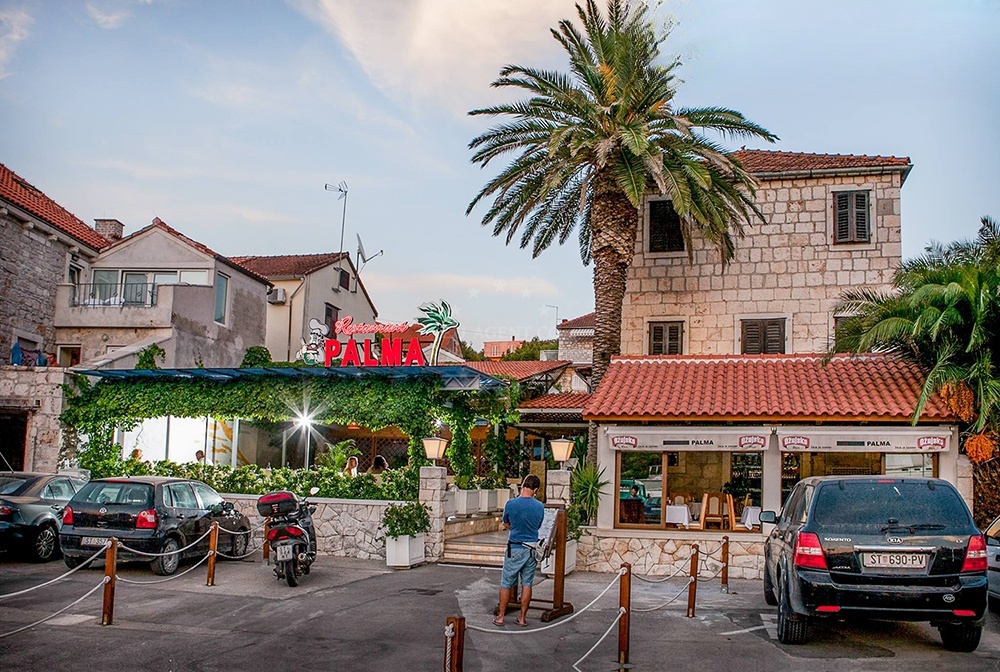 Palma Restaurant in Milna, Brac, Croatia