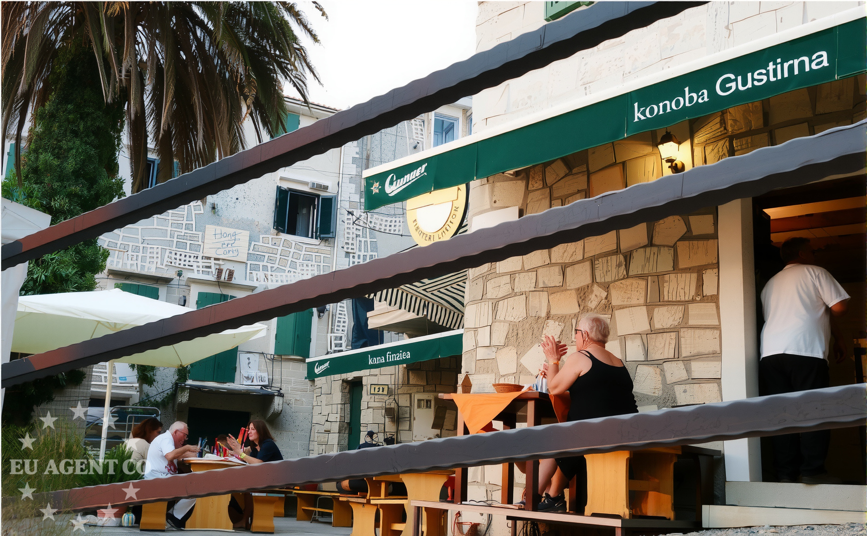 Approach and location view of Restaurant in Restaurant in Postira on the island Brač, Central Dalmatia, Croatia photo 3