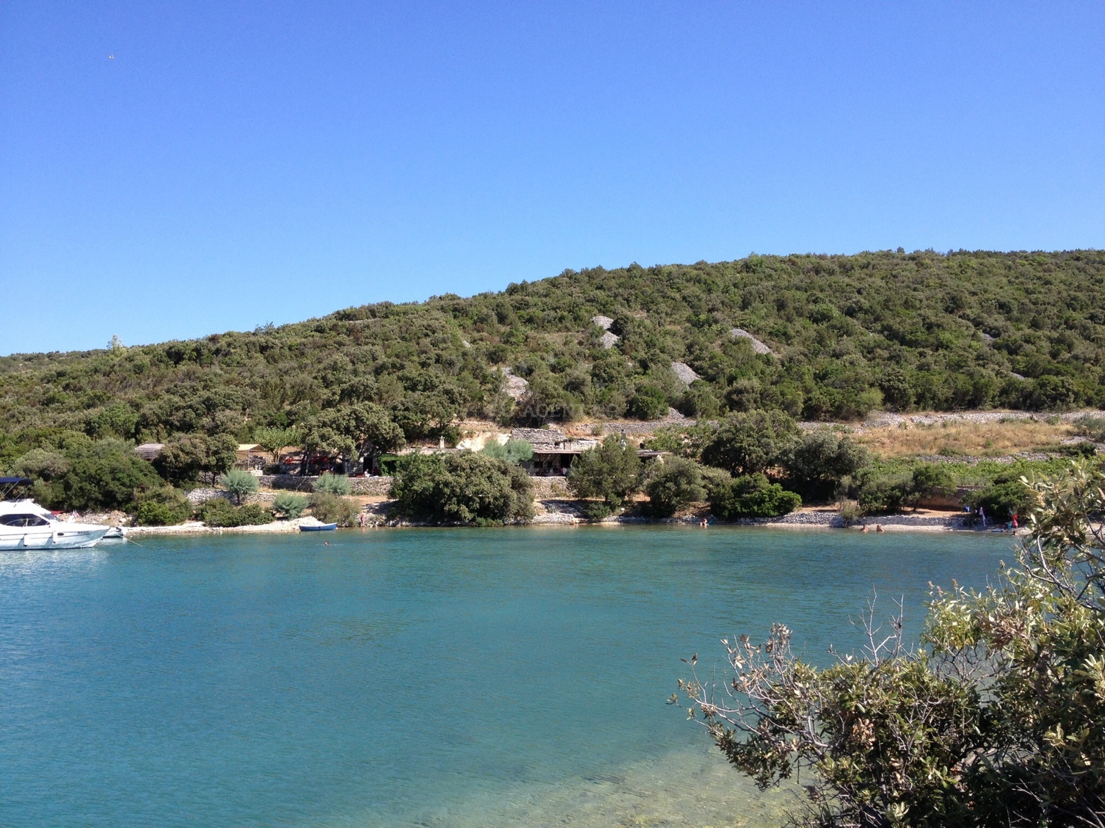 Konoba Rojen jetty in Povlja, Brač, Croatia