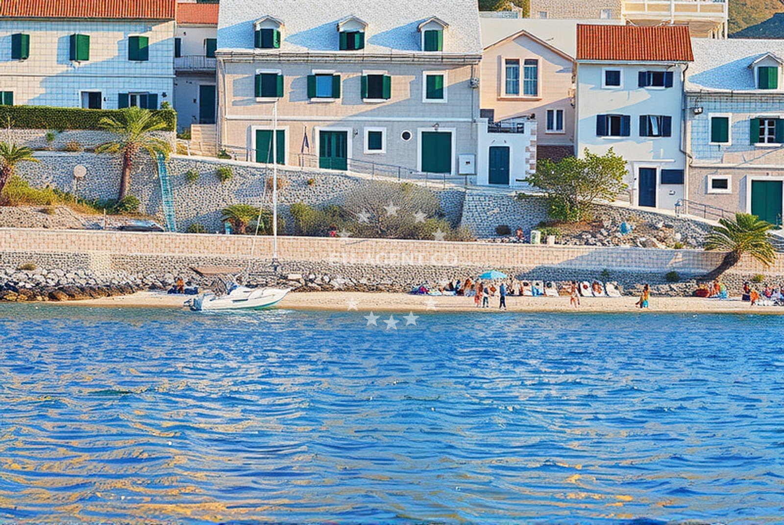 Lado Restaurant exterior with Adriatic Sea views