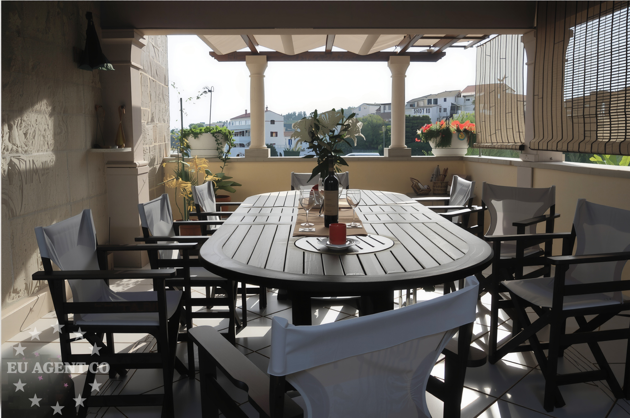 Scenic views of the Adriatic Sea from Sumartin Restaurant