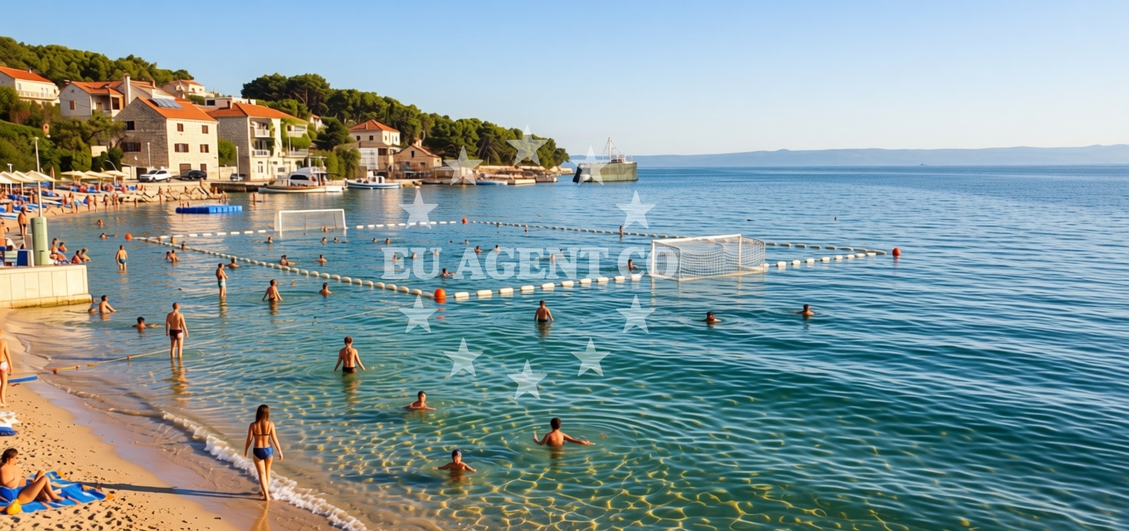 Sumartin Restaurant exterior with Adriatic Sea view