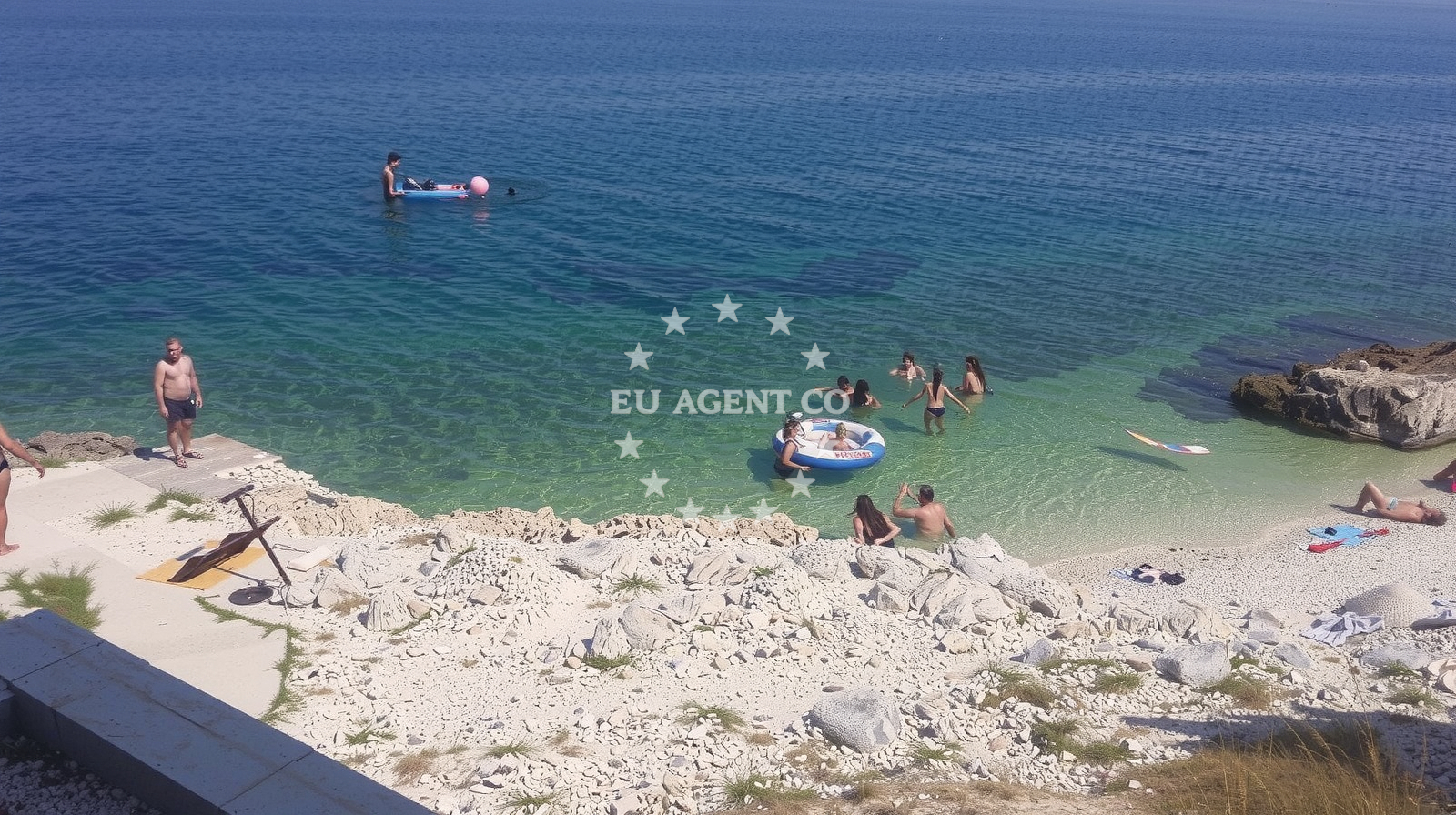 Slatine Beach near Neverin Restaurant, Ciovo