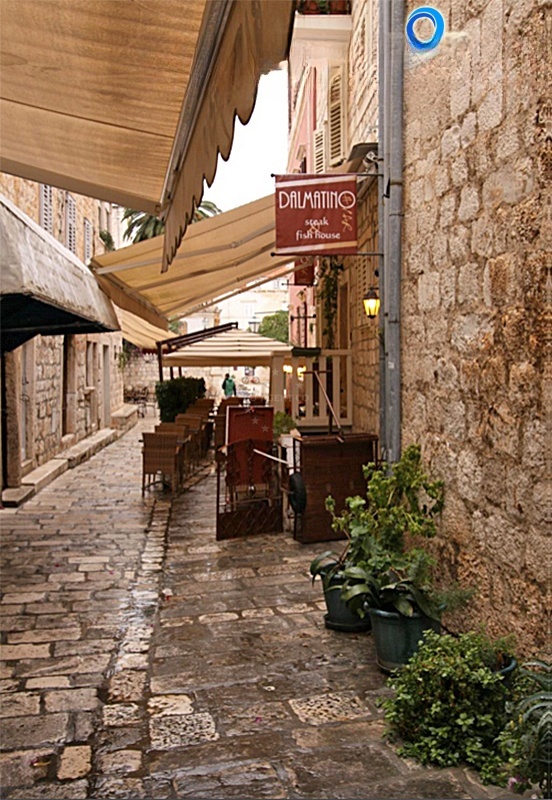 Dalmatino Restaurant in Hvar, Central Dalmatia, Croatia