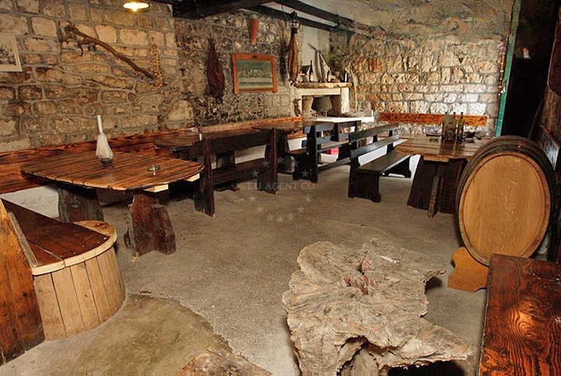 Dining area at Luviji Restaurant with Adriatic views