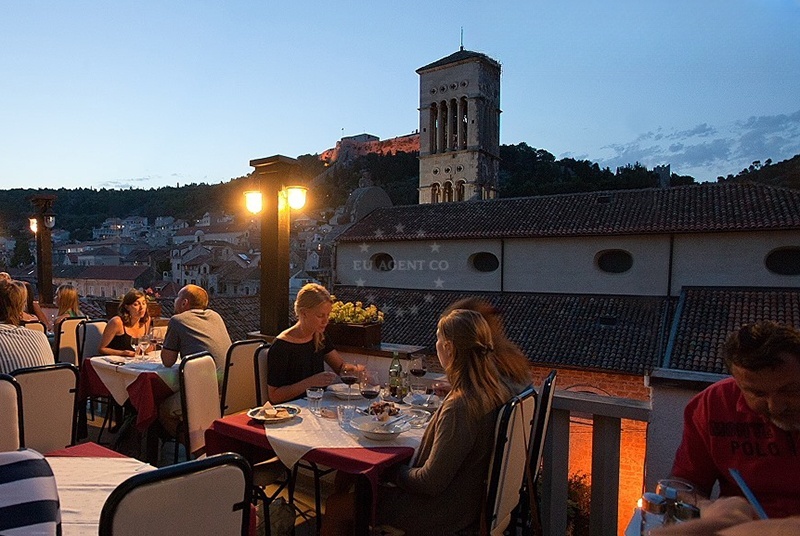 Wine selection at Luviji Restaurant, Hvar