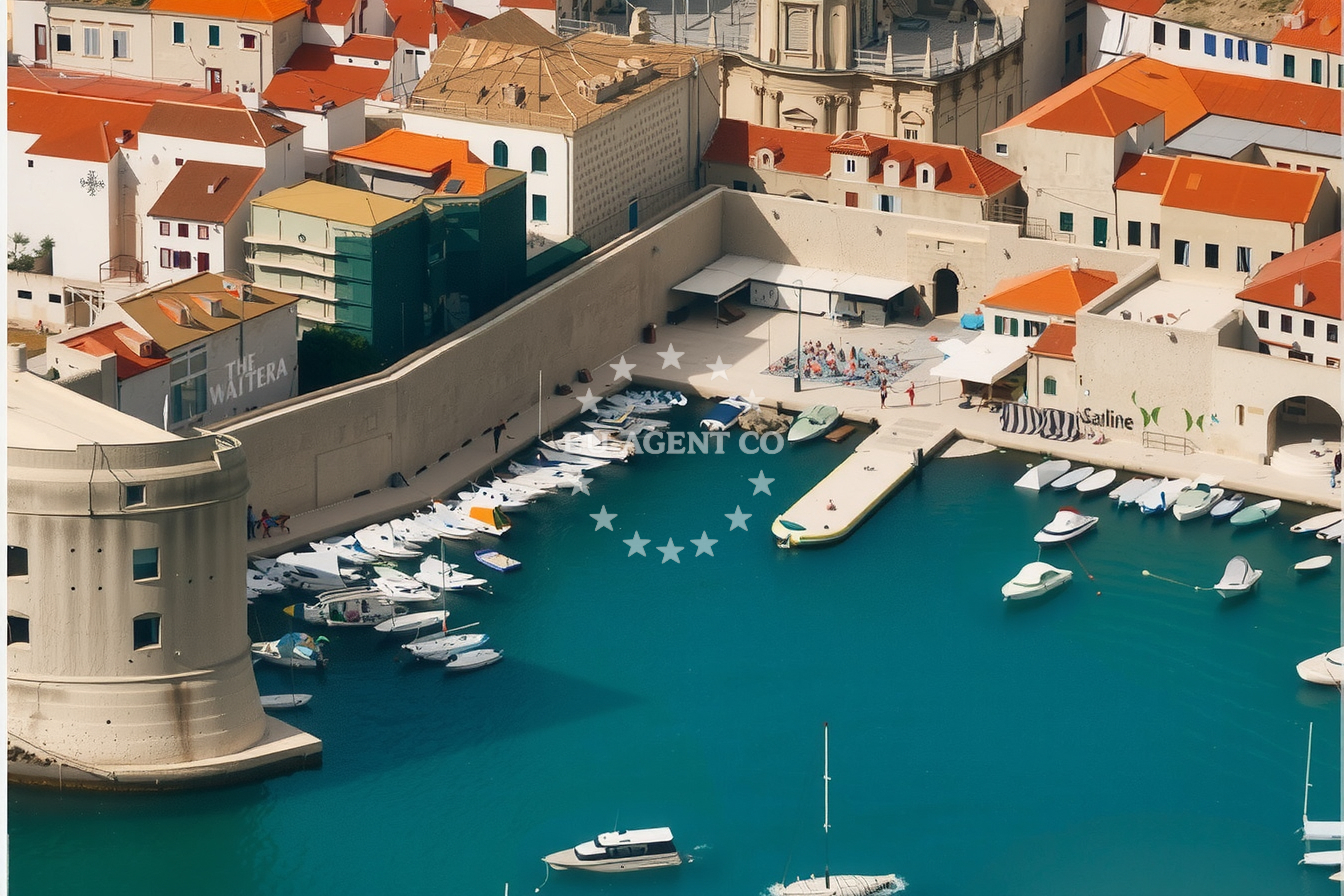 Sea view from Huljic Restaurant in Jelsa, Hvar