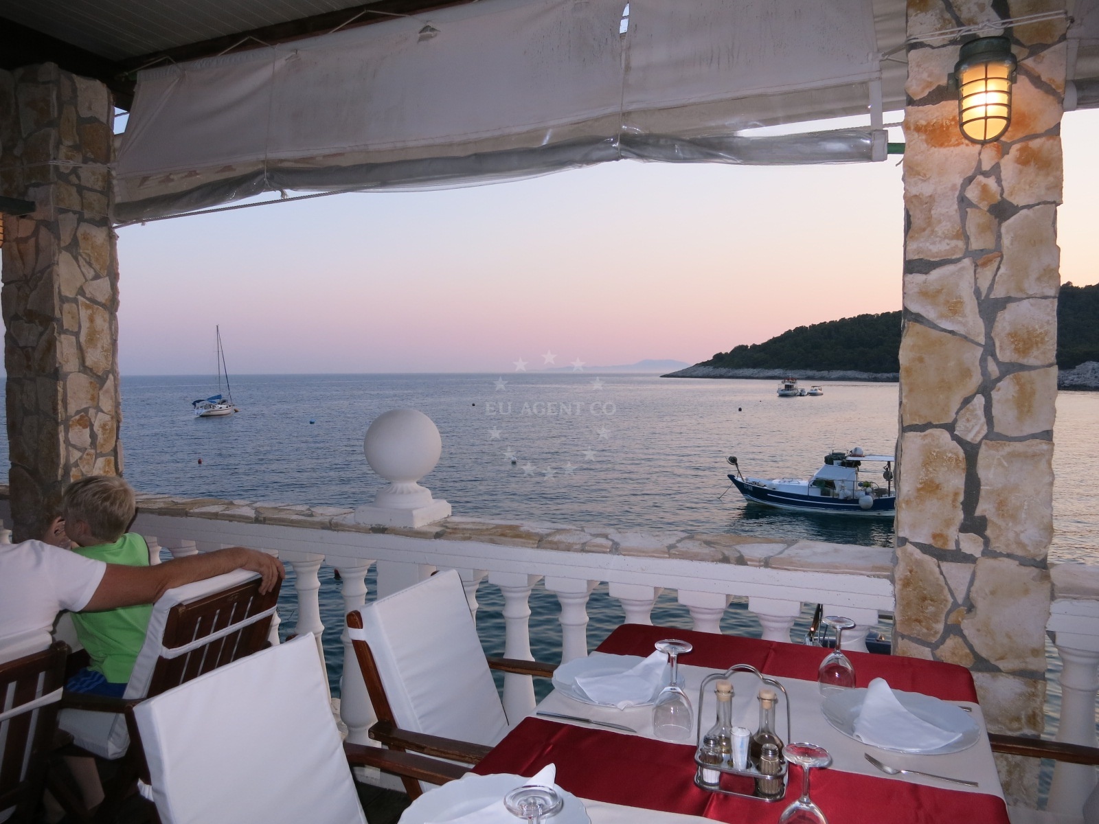Fresh seafood dishes at Konoba Kotin, Milna, Hvar, Croatia
