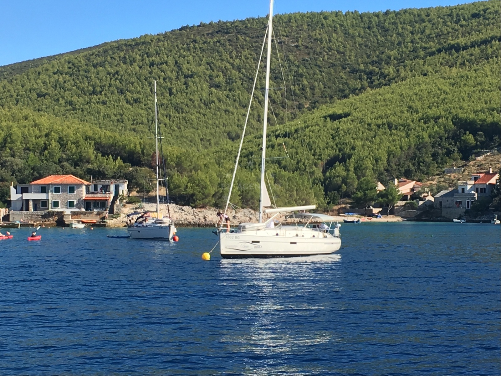 Coastal view near Restoran Villa Jagodna restaurant in hvar, Croatia
