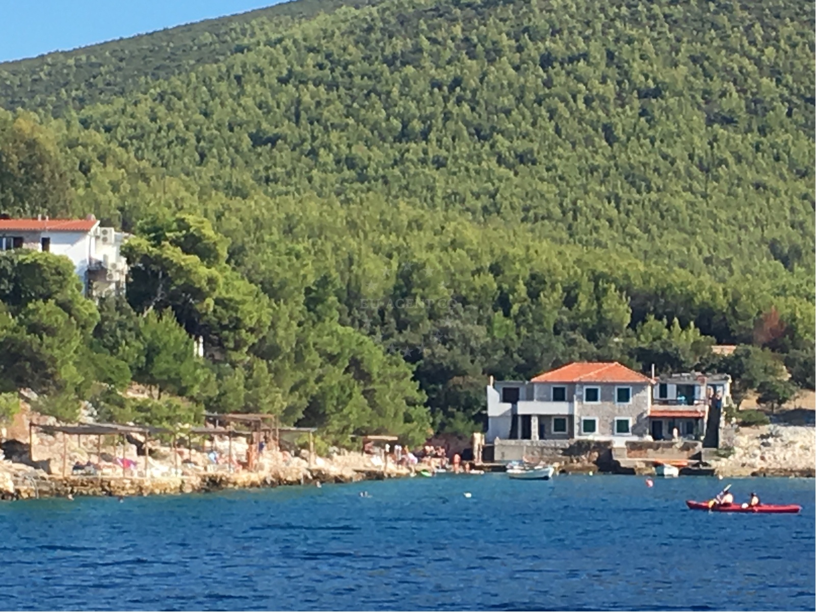 Coastal view near Restoran Villa Jagodna restaurant in hvar, Croatia