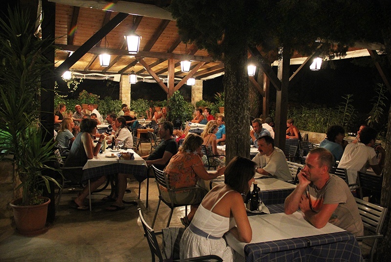 Traditional Croatian seafood dish at Eremitaz Restaurant