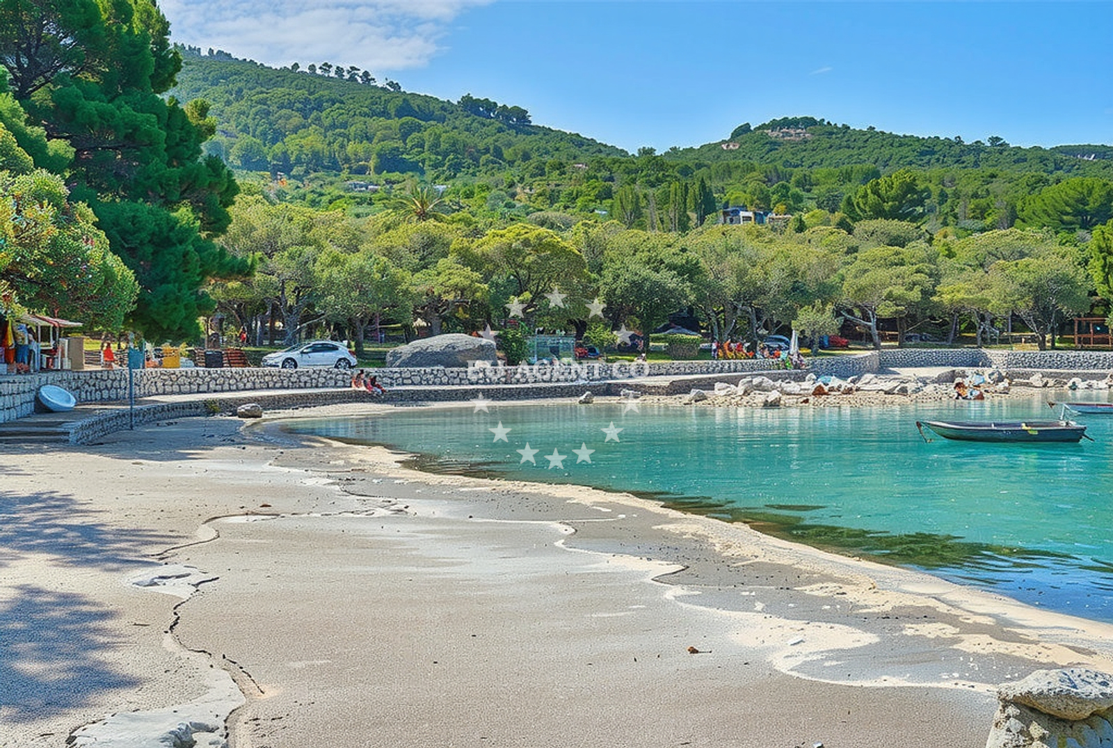 Mlaska Restaurant in Sućuraj, Hvar, overlooking the Adriatic Sea