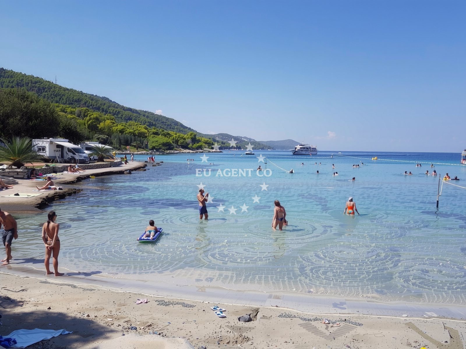 Camping area with Mlaska Restaurant in Sućuraj, Hvar