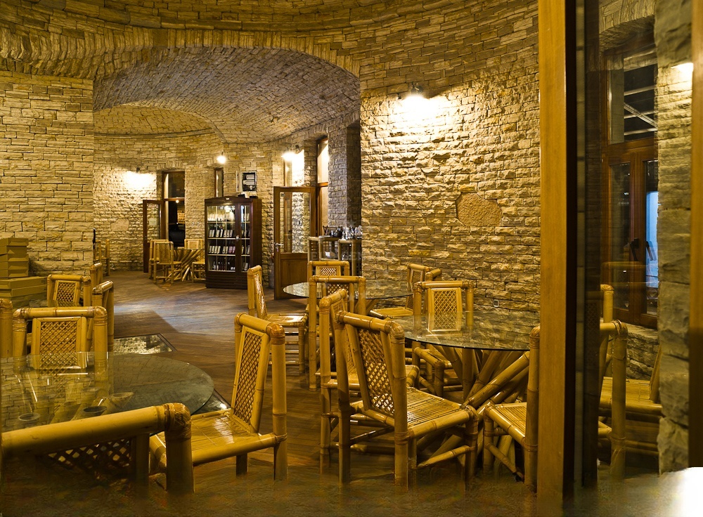 Dining area with sea views at Bilo Idro Restaurant, Hvar