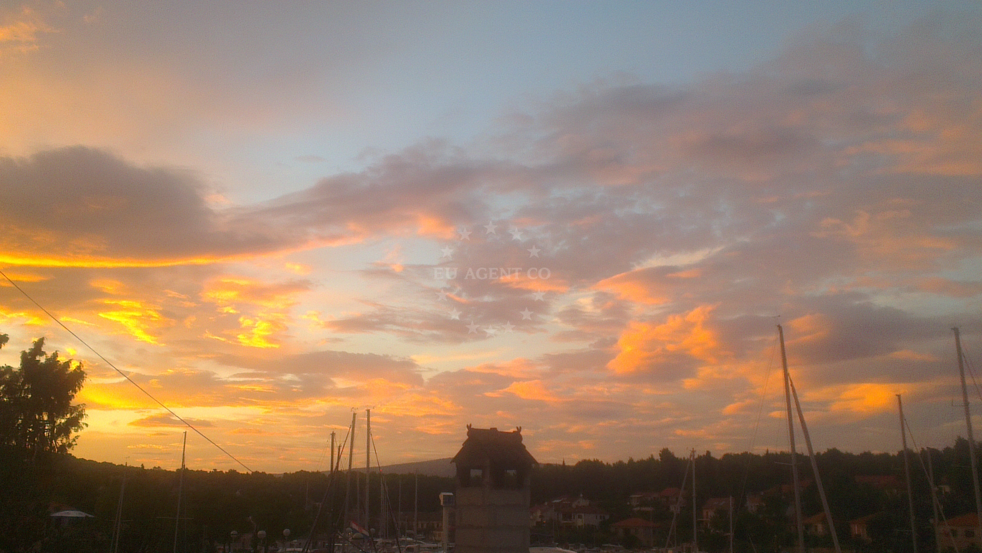 Bonaca Restaurant terrace with panoramic view of ACI Marina Vrboska, Hvar