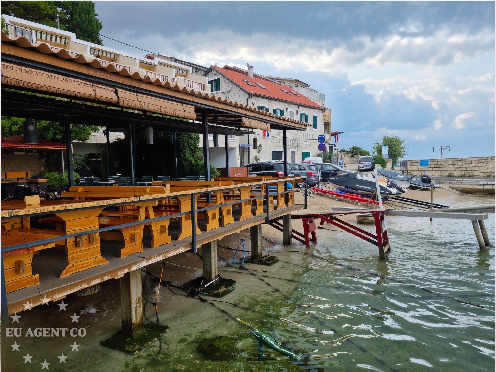 Restaurant in Pisak, Central Dalmatia, overlooking the Adriatic Sea