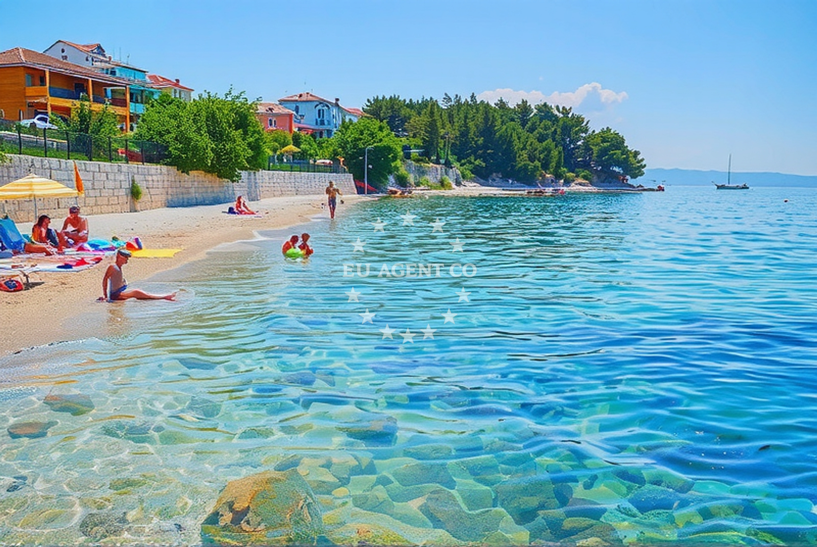 Fabio Restaurant overlooking the Adriatic Sea in Podstrana, Croatia