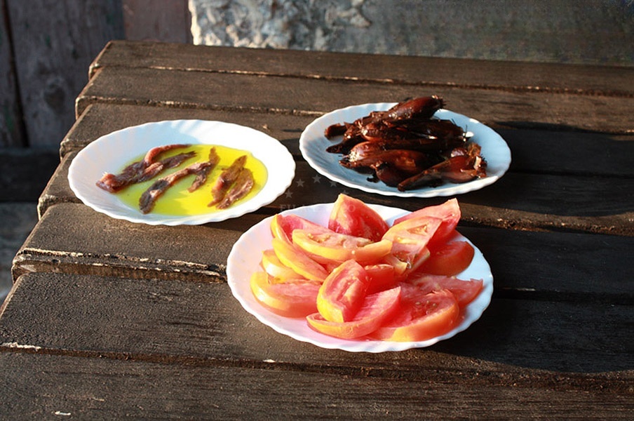 View of Primosten coastline from Saricevi dvori restaurant