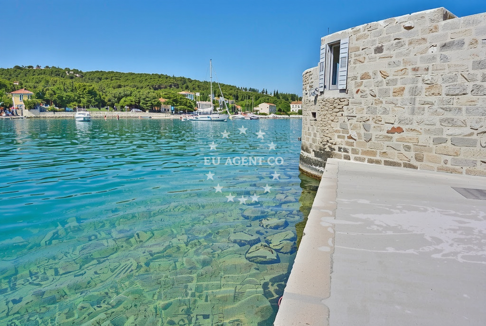 Approach and location view of Mareta restaurant in Restaurant in Prvić on the island Prvić, Central Dalmatia, Croatia photo 3