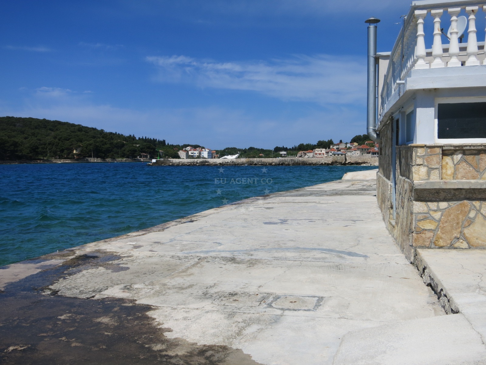 Adriatic view from Konoba Punta Restaurant, Prvić, Croatia