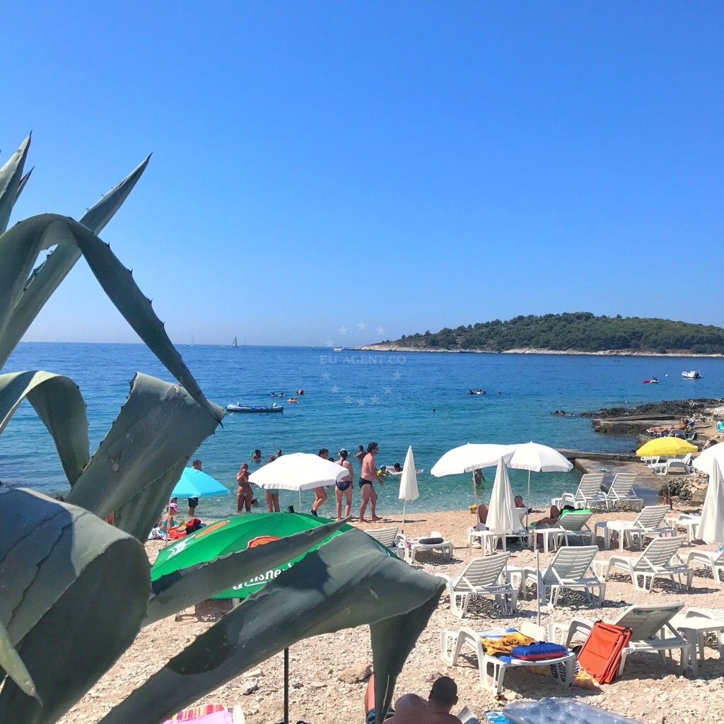 Mediterranean restaurant in Rogoznica with views of nearby anchorages and marinas