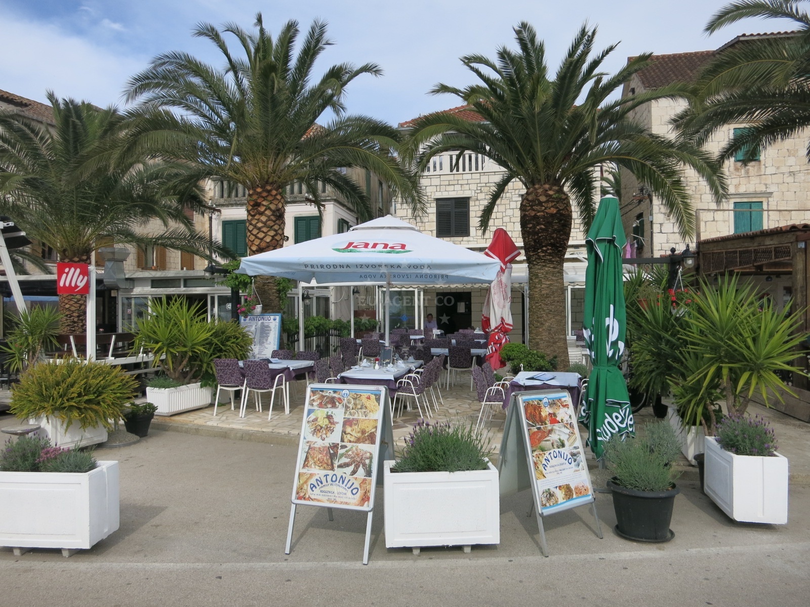 Konoba Antonijo restaurant in Rogoznica, Central Dalmatia, Croatia