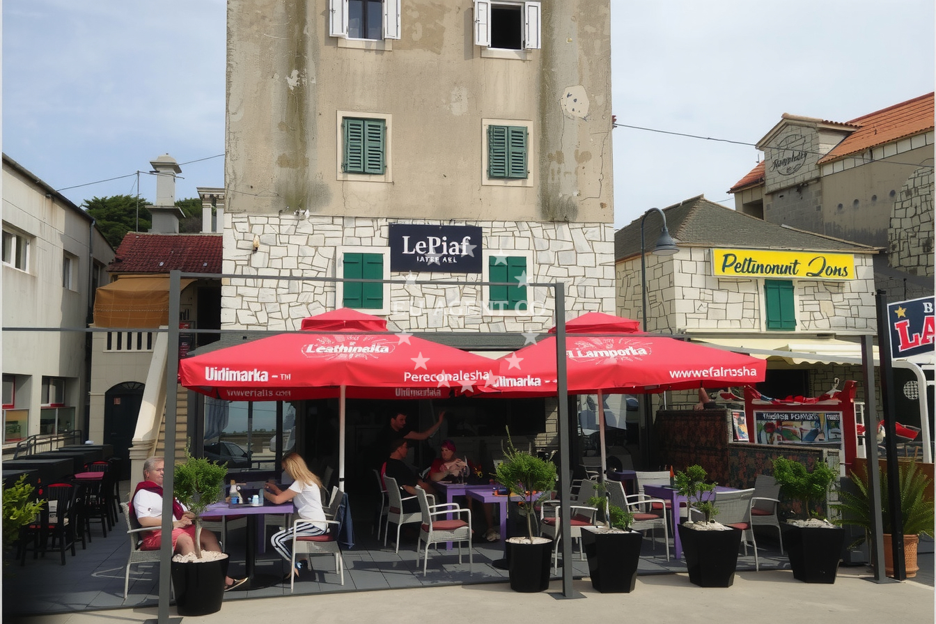 Additional view of Pizzeria Le Piaf restaurant in Restaurant in Rogoznica, Central Dalmatia, Croatia photo 8