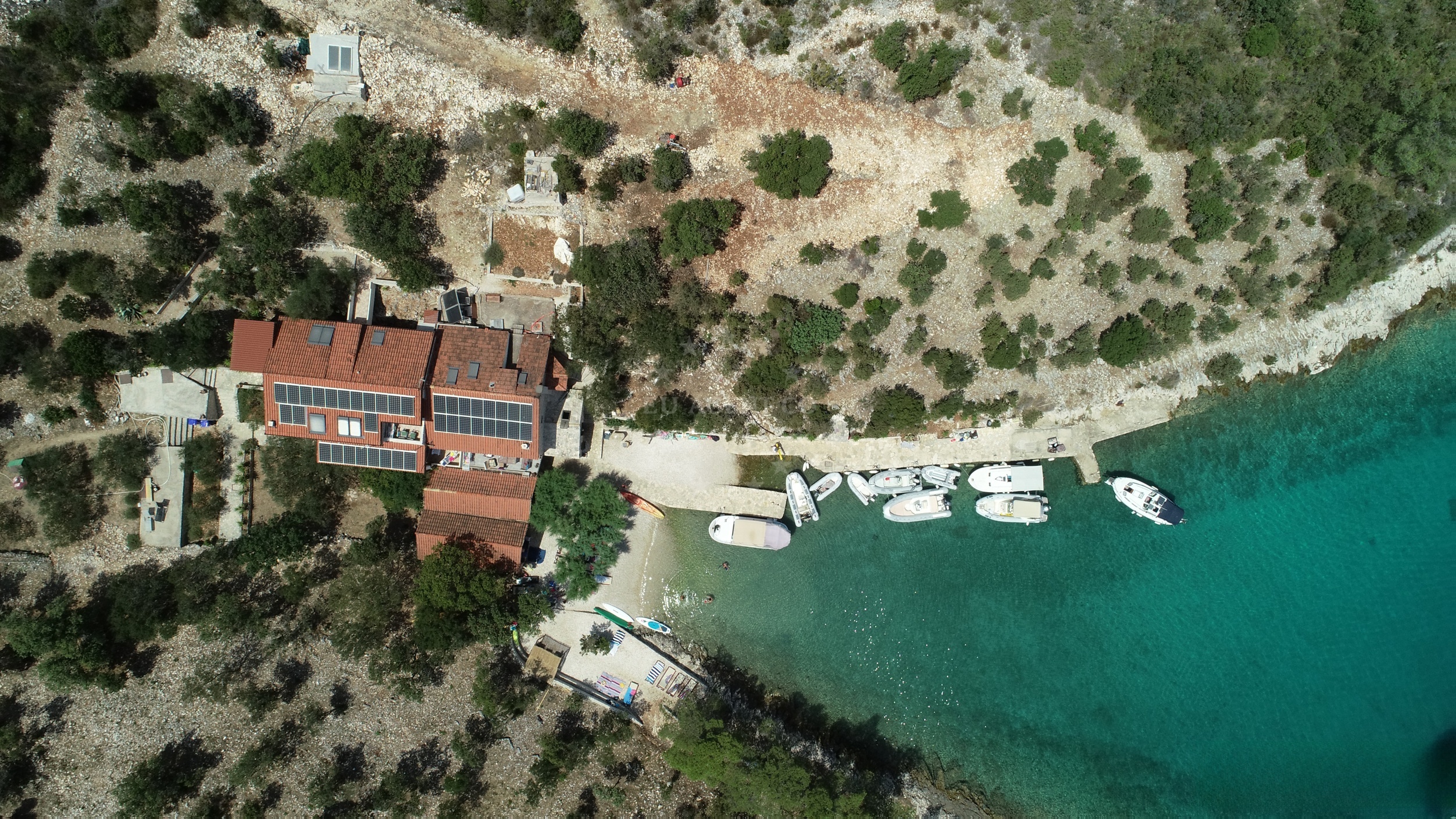 Kod Ive Restaurant with a view of Šćedro Island