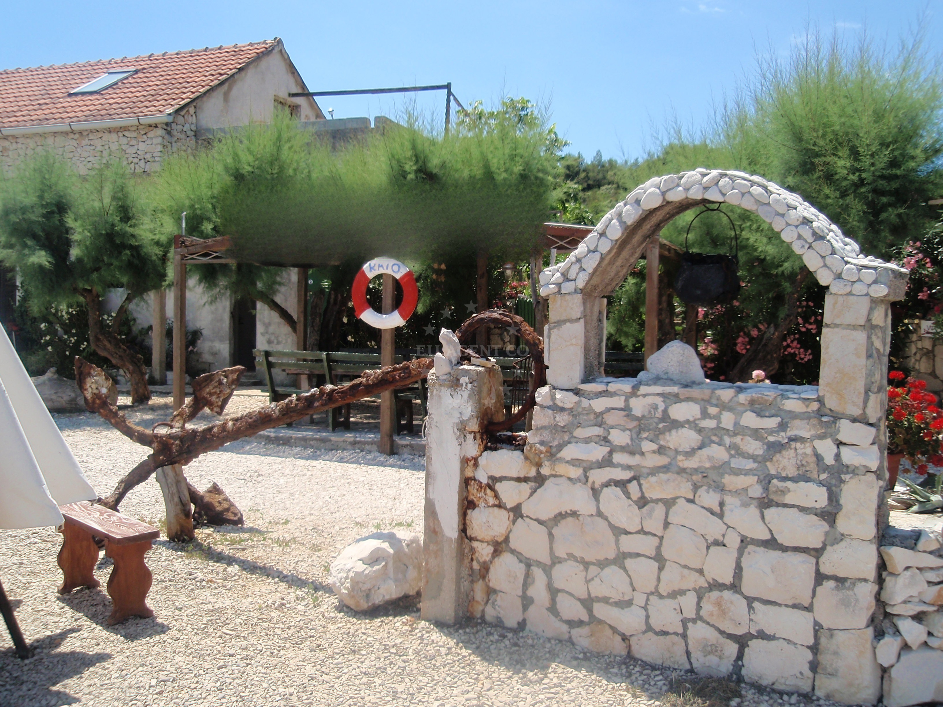 View of Šćedro Island from Rato Restaurant