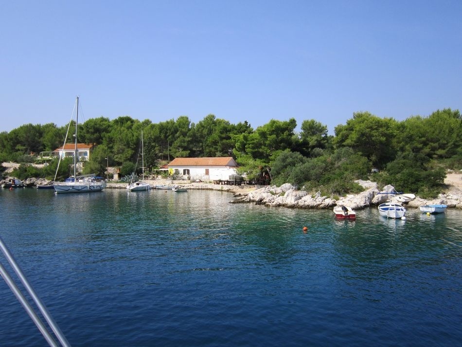 View of the Adriatic Sea from Restaurant Sesula, Solta