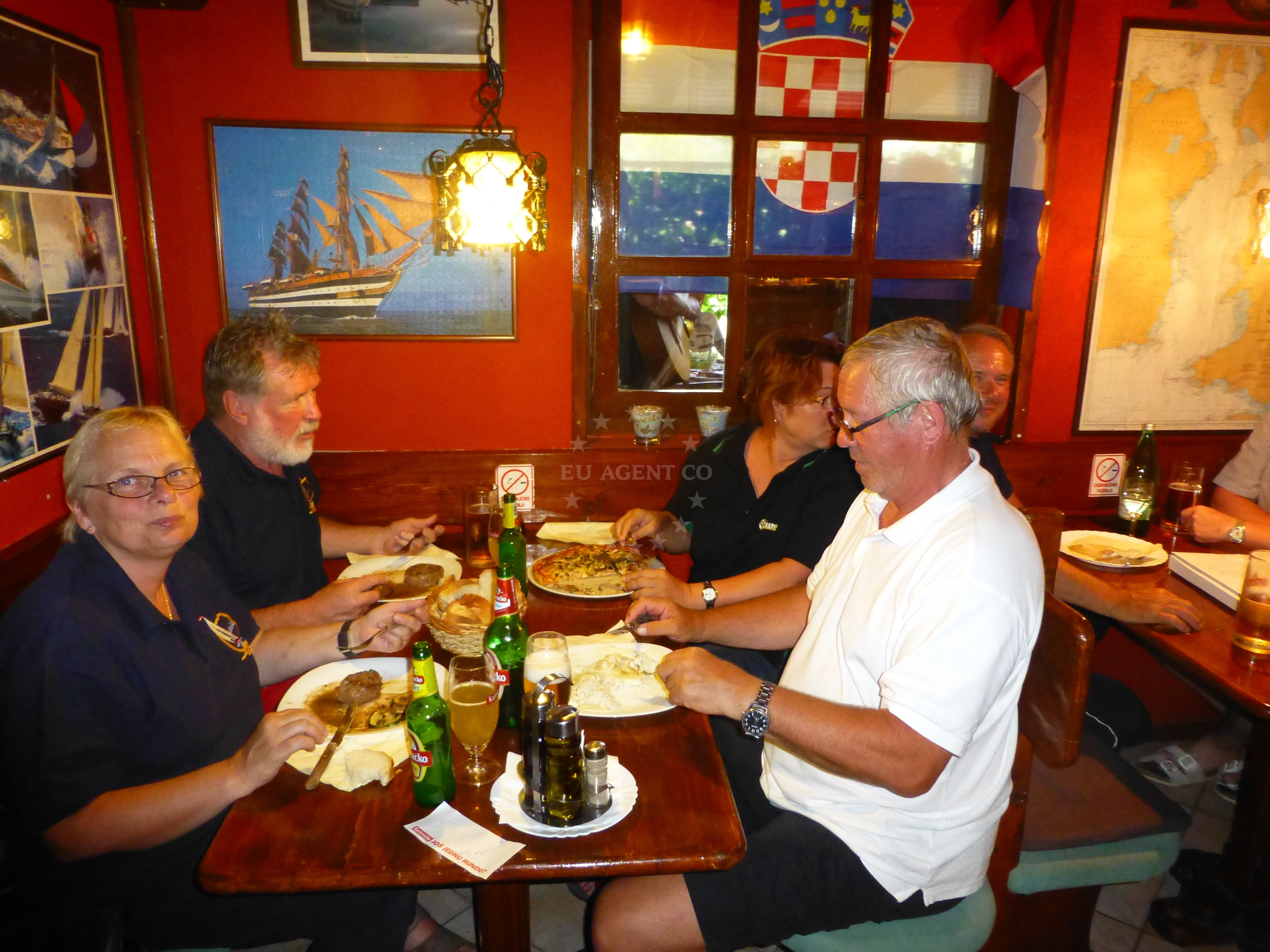 Pasarela Restaurant terrace overlooking the Adriatic Sea