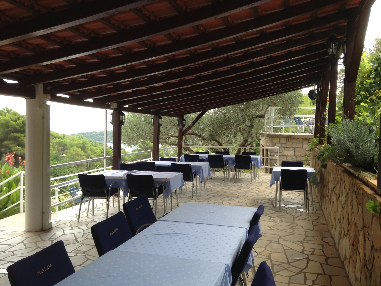 Traditional Croatian cuisine at Villa Solta, Rogac, Solta