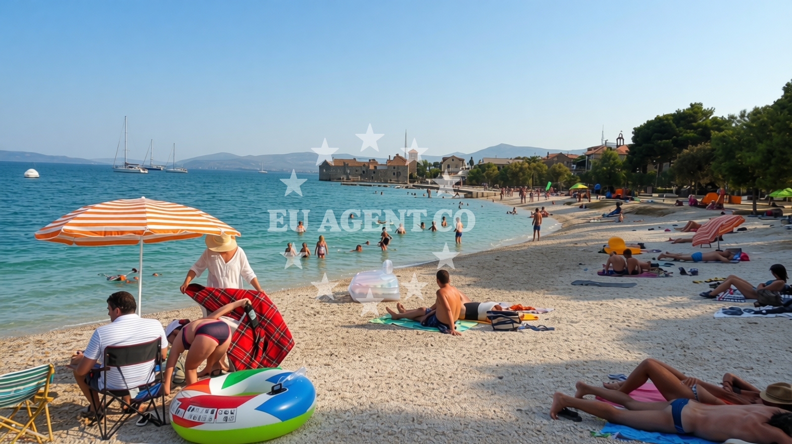Restaurant in Split, Central Dalmatia with Adriatic Sea view