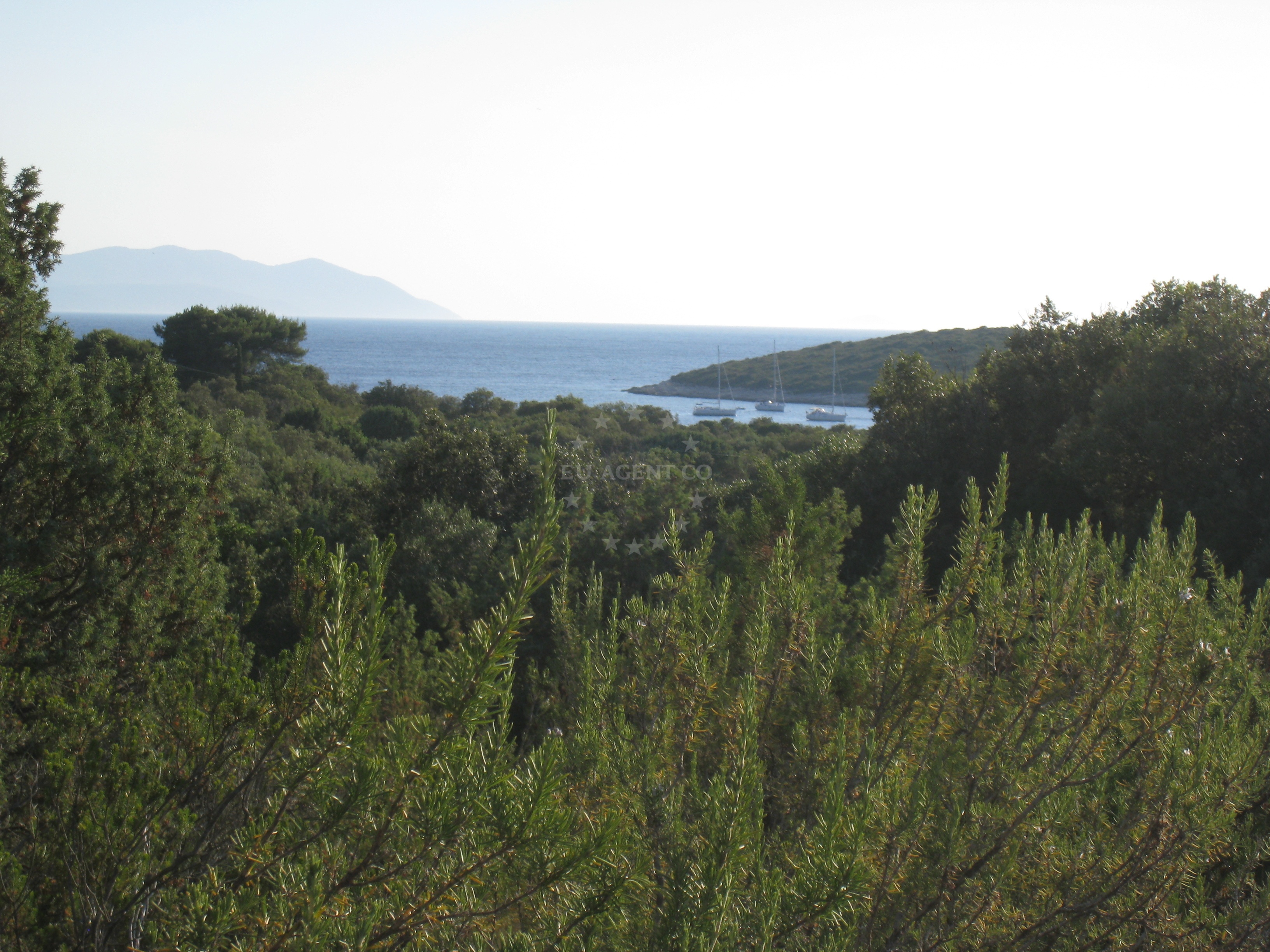 Sunset view from Dionis Restaurant on St. Klement Island