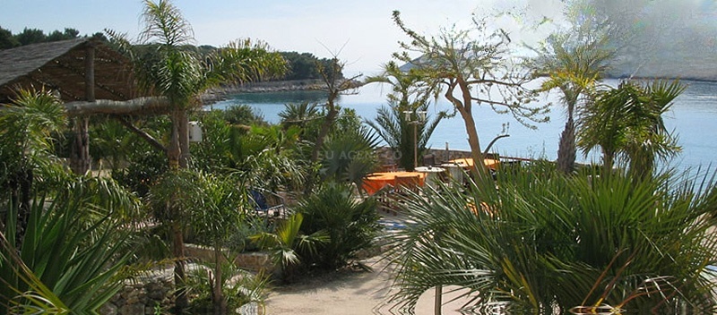 Coastal view near Toto´s restaurant in st klement, Croatia