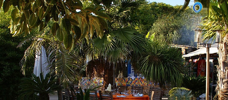 Coastal view near Toto´s restaurant in st klement, Croatia