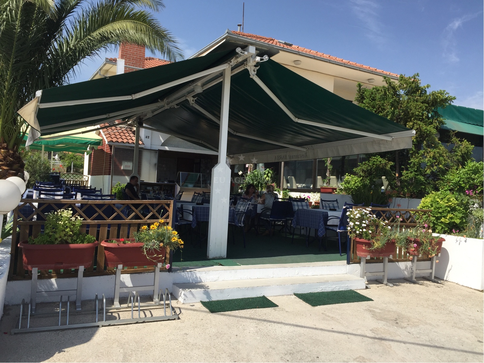 Grilled seafood and traditional dishes served at Barba Restaurant in Trogir