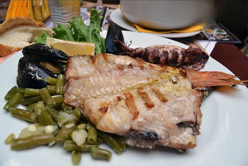 Historical Trogir town with Capo Restaurant