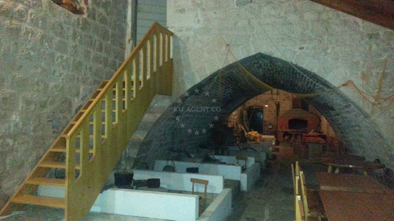 Rustic interior of Konoba Mlinice with traditional Dalmatian decor