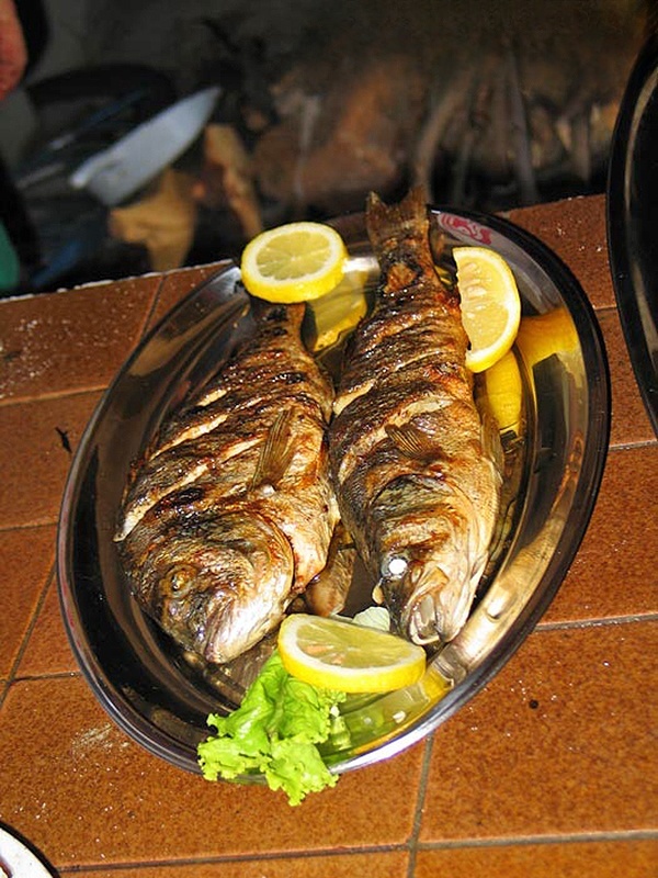 Dining at Konoba Ferol with views of Vis Island