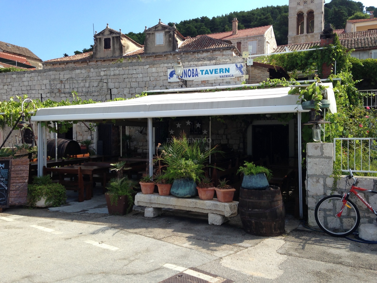 Vatrica Restaurant in Kut, Vis, Central Dalmatia, Croatia