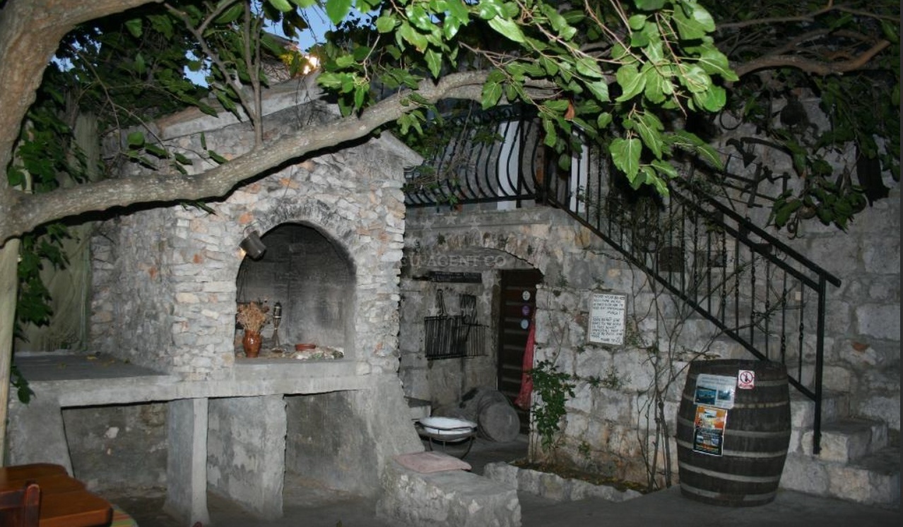 Pol Murvu Restaurant on Vis Island, Croatia, overlooking the sea