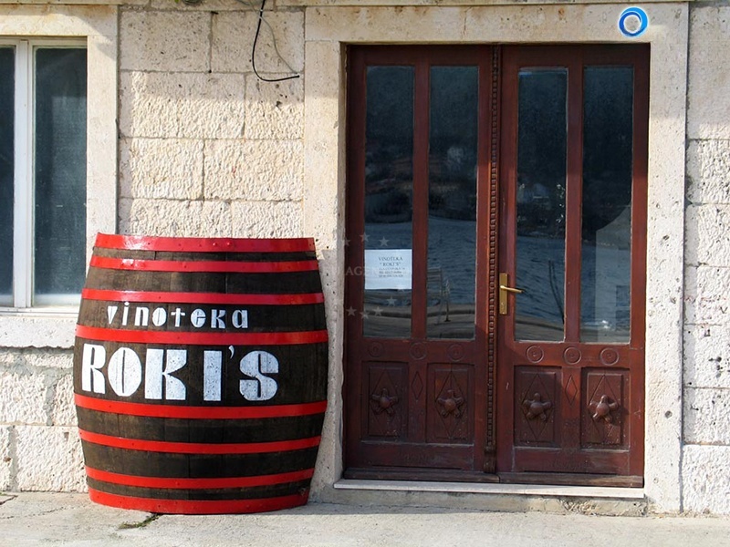 Traditional Dalmatian cuisine being prepared at Roki's Restaurant