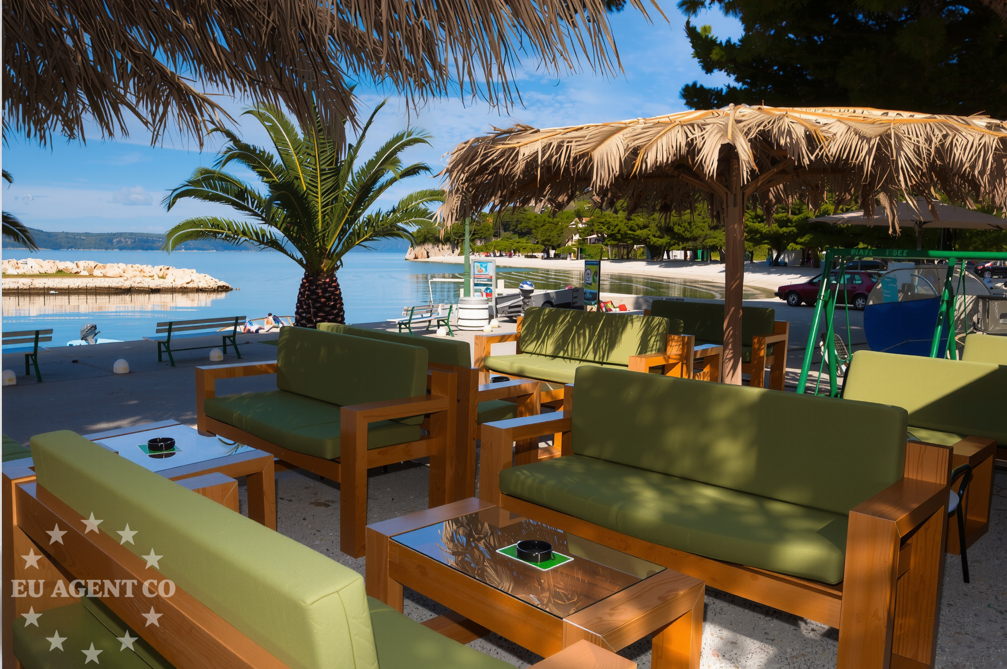 Restaurant in Živogošće Blato overlooking the Adriatic Sea