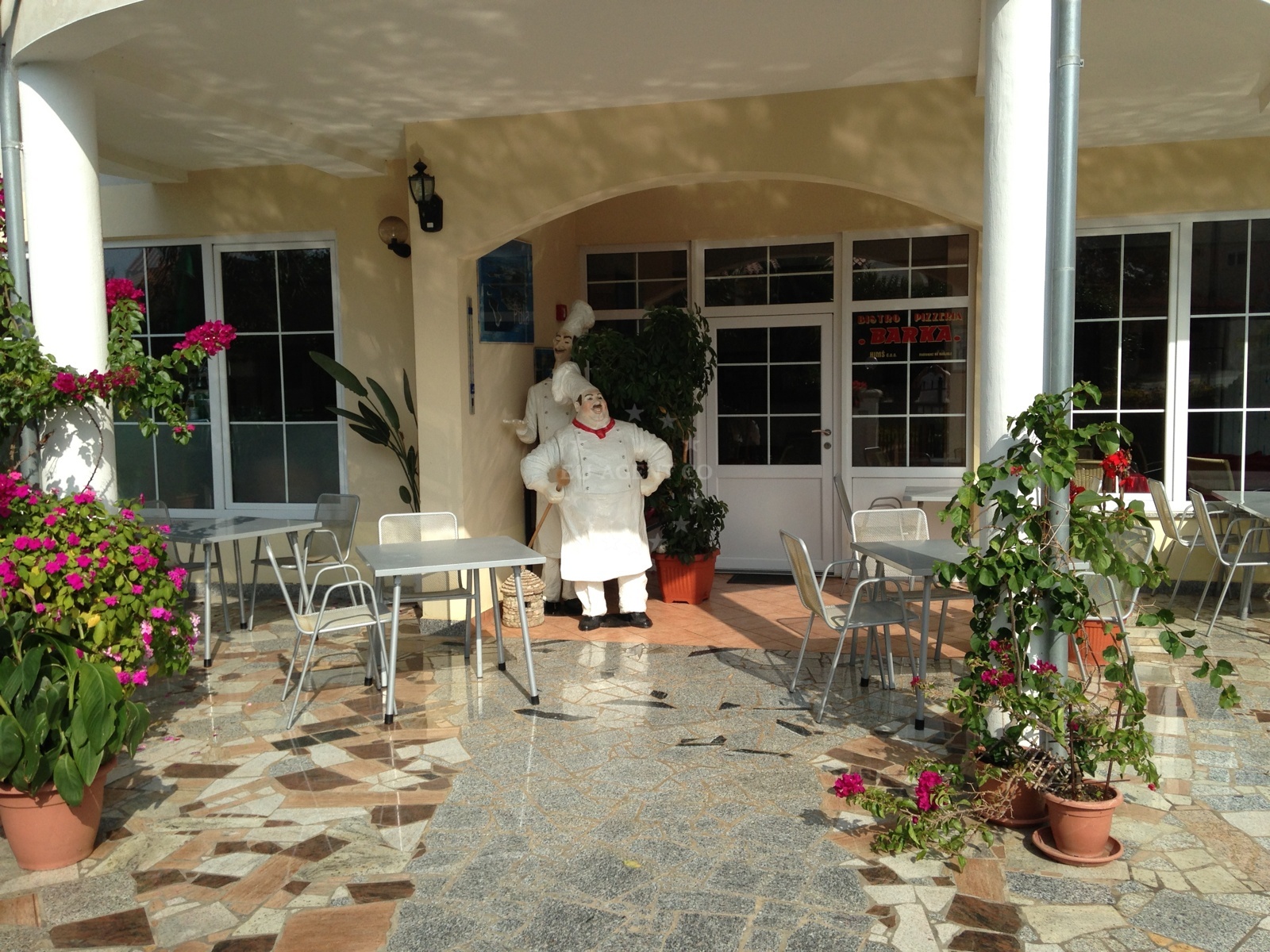 Interior of Barka Restaurant with dining area