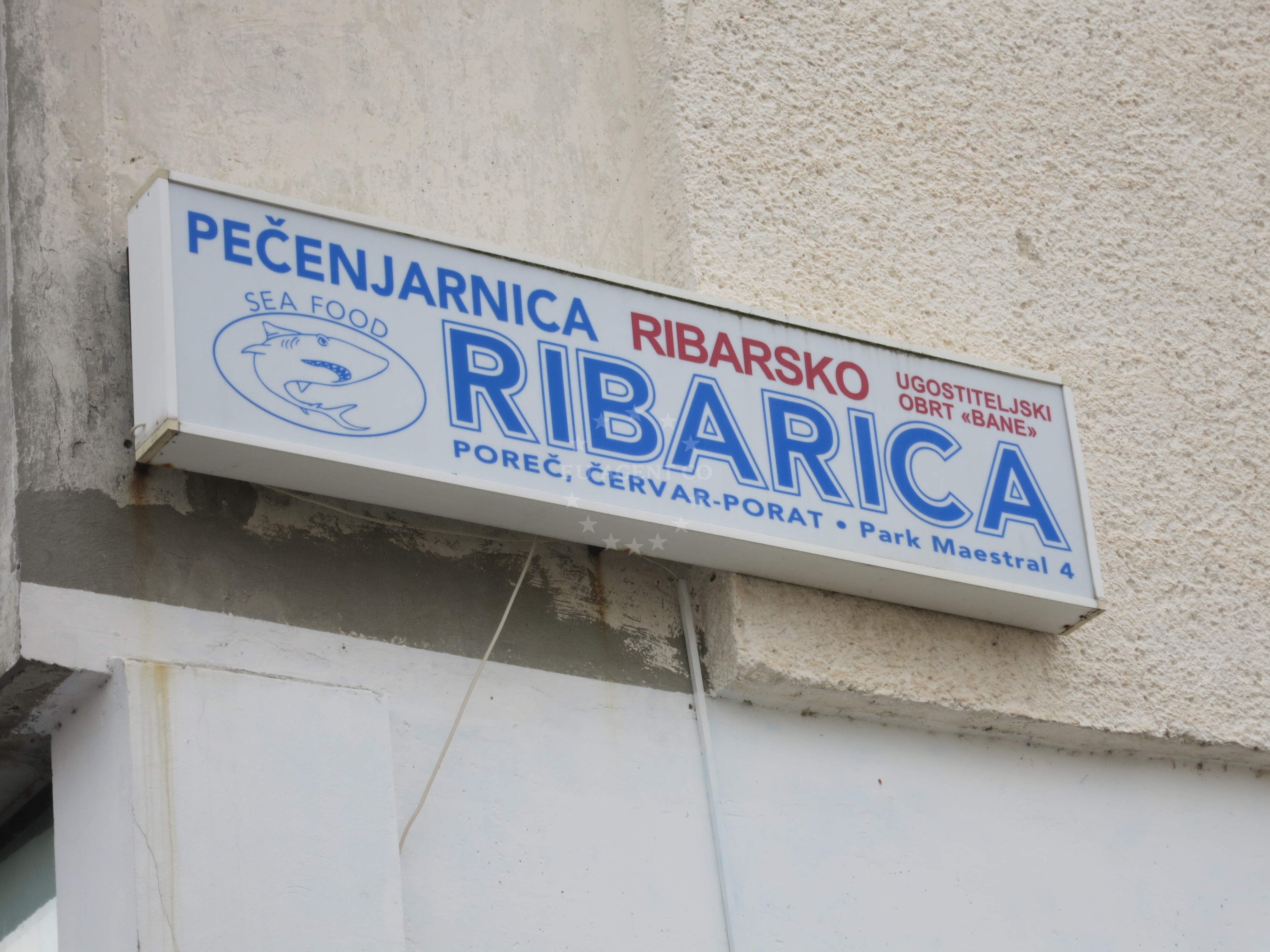 Ribarica Restaurant exterior with Adriatic views